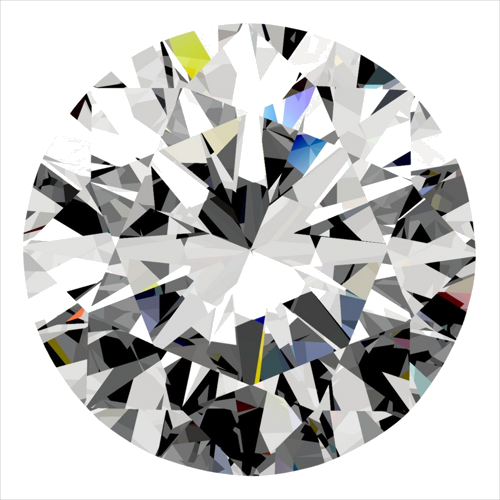 0.3 carat F-SI1 Excellent cut Natūralus Round Deimantas (1)