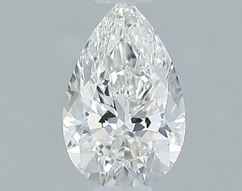 0.38 carat F-VVS2 Natūralus Pear Deimantas (1)
