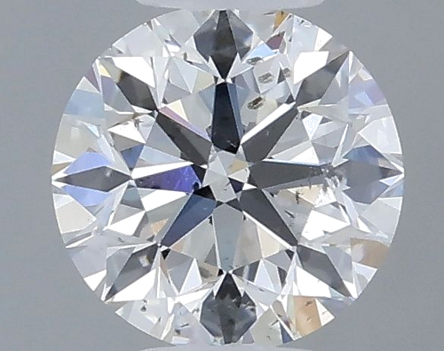 0.6 carat G-SI2 Excellent cut Natūralus Round Deimantas (1)