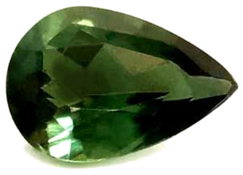 0.53 carat GREEN Pear Safyras (1)
