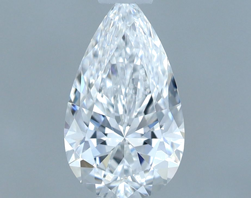 0.5 carat D-VS1 Natūralus Pear Deimantas (1)