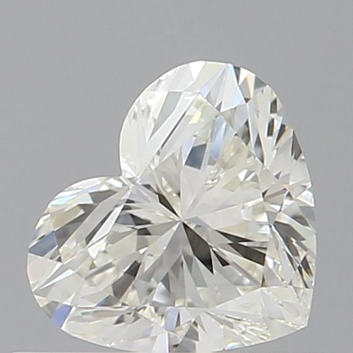 0.54 carat I-VVS1 Natūralus Heart Deimantas (1)