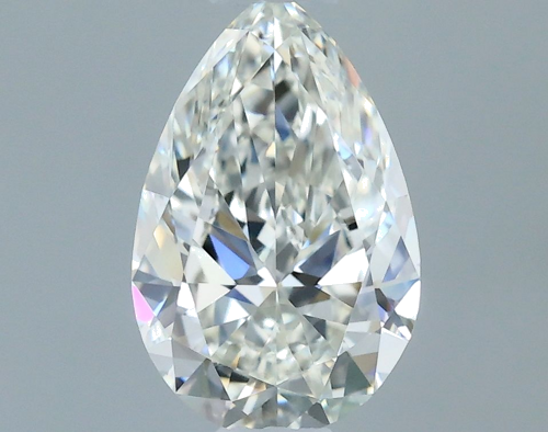 0.5 carat H-VVS2 Natūralus Pear Deimantas (1)