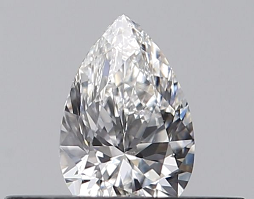 0.23 carat E-VVS2 Natūralus Pear Deimantas (1)