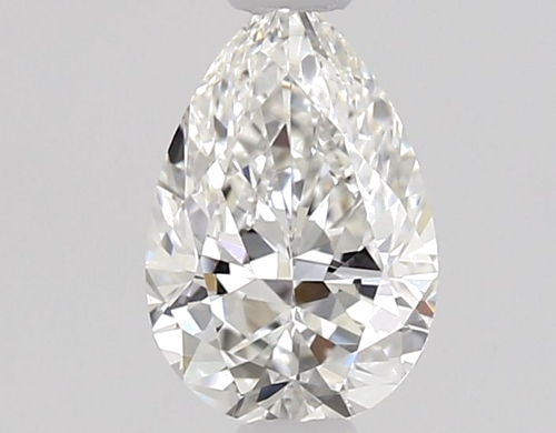 0.52 carat F-VVS1 Natūralus Pear Deimantas (1)