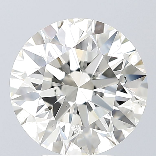 4.02 carat K-SI2 Excellent cut Natūralus Round Deimantas (1)