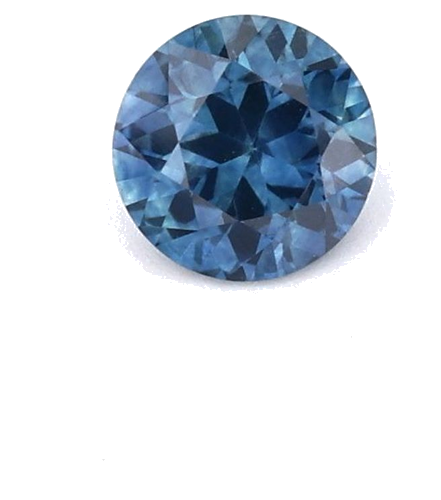 0.58 carat BLUE Round Safyras (1)