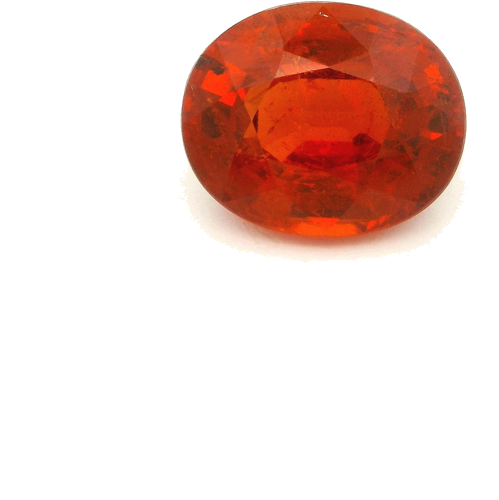 4.39 carat ORANGE Oval Garnet (1)