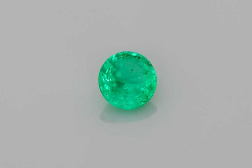 0.27 carat GREEN Round Smaragdas (1)