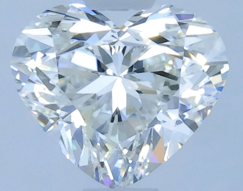 0.54 carat H-IF Natūralus Heart Deimantas (1)