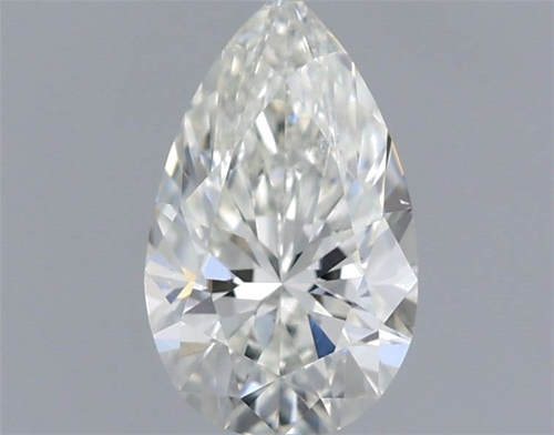 0.54 carat F-SI1 Natūralus Pear Deimantas (1)