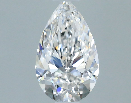 0.55 carat F-IF Natūralus Pear Deimantas (1)