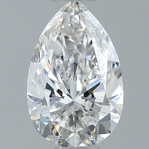 0.78 carat F-VS1 Natūralus Pear Deimantas (1)