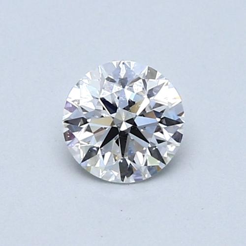 0.54 carat D-VVS2 Very Good cut Natūralus Round Deimantas (1)