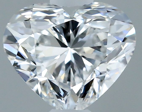0.34 carat D-VVS2 Natūralus Heart Deimantas (1)