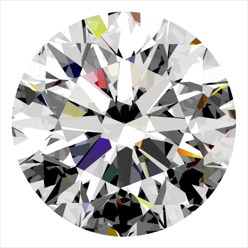 0.3 carat E-VS2 Excellent cut Natūralus Round Deimantas (1)