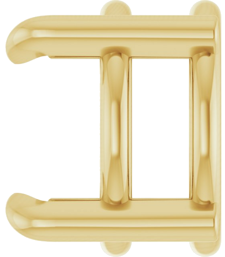 Pakabukas „Solitaire Slide“ 18k yellow gold Round 6.5mm (3)