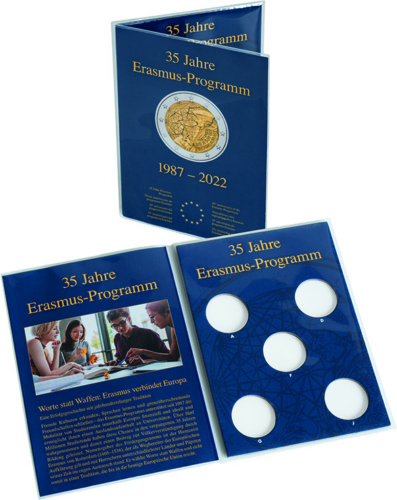 Case for German commemorative Erasmus 2 euro coins (1)
