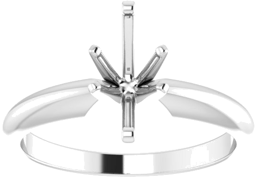 Sužadėtuvių Žiedas „Heavy Solitaire“ 585 Baltojo Aukso Marquise 9.5mm x 5mm (3)