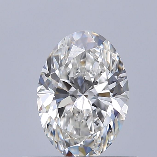 0.51 carat G-VVS2 Natūralus Oval Deimantas (1)