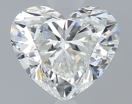 1.01 carat H-SI1 Natūralus Heart Deimantas (1)