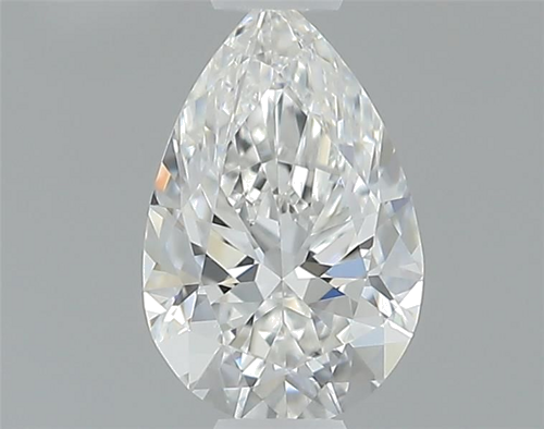 0.35 carat F-VVS1 Natūralus Pear Deimantas (1)