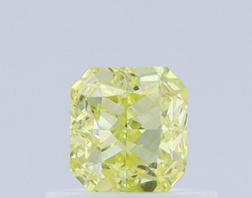 0.5 carat Fancy Intense  Yellow-VS1 Natūralus Radiant Deimantas (1)