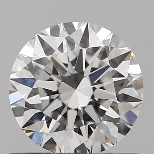 0.57 carat F-SI1 Very Good cut Natūralus Round Deimantas (1)
