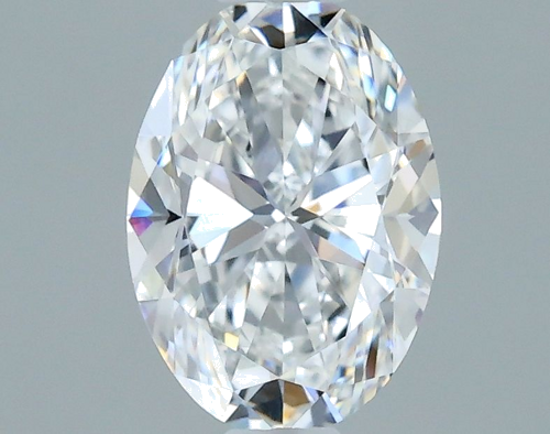 0.42 carat D-VVS1 Natūralus Oval Deimantas (1)