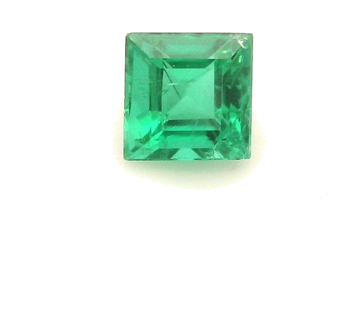 0.29 carat GREEN Square Smaragdas (1)