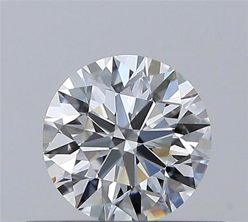 0.37 carat F-VVS1 Excellent cut Natūralus Round Deimantas (1)