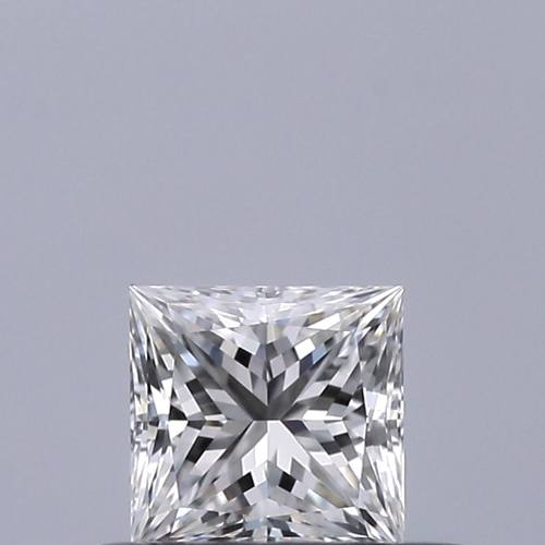 0.32 carat F-VVS1 Natūralus Princess Deimantas (1)