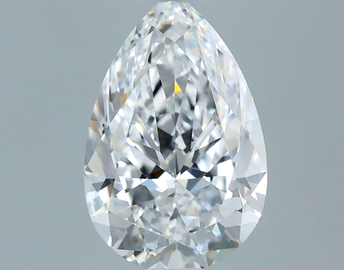 0.7 carat D-VS2 Natūralus Pear Deimantas (1)