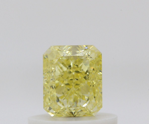 0.51 carat Fancy Intense Yellow-VS2 Natūralus Radiant Deimantas (1)