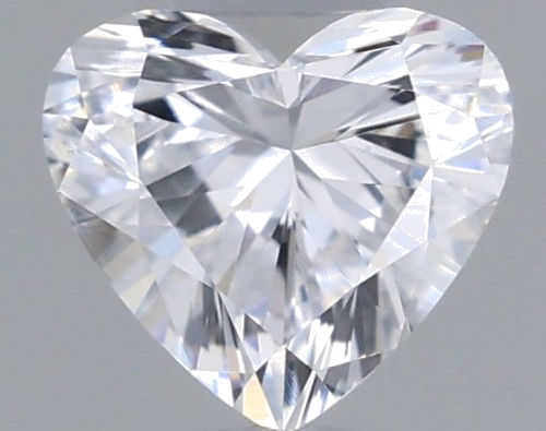 0.5 carat D-VS2 Natūralus Heart Deimantas (1)