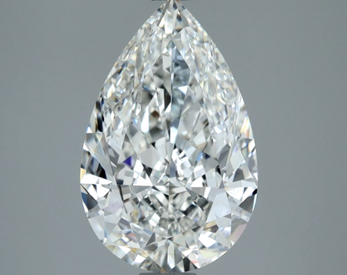 2.51 carat H-VS2 Natūralus Pear Deimantas (1)