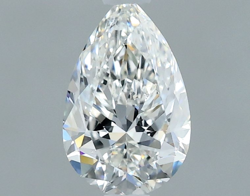 0.7 carat F-VVS1 Natūralus Pear Deimantas (1)