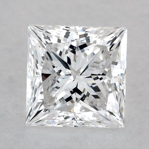 0.44 carat E-SI2 Natūralus Princess Deimantas (1)