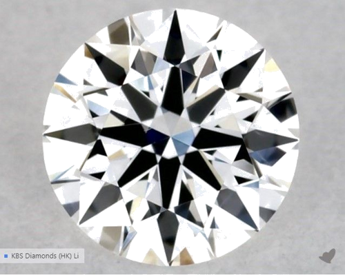 0.32 carat D-SI1 Excellent cut Natūralus Round Deimantas (1)
