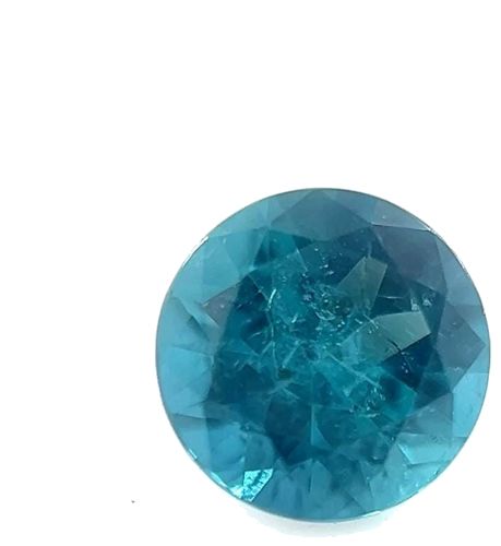0.41 carat BLUE Round Tourmaline (1)