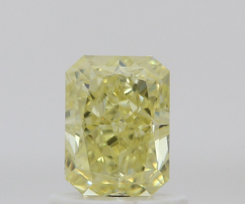 1.0 carat Fancy Intense Yellow-VS2 Natūralus Radiant Deimantas (1)