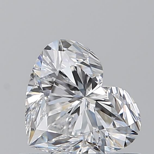 0.7 carat D-VS2 Natūralus Heart Deimantas (1)