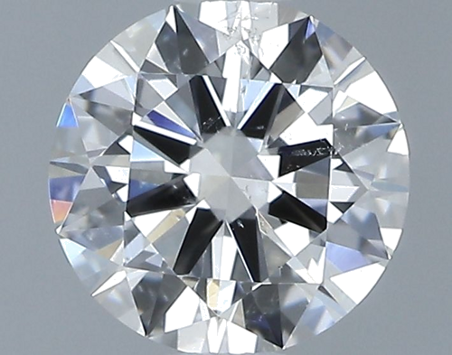 0.57 carat F-SI2 Excellent cut Natūralus Round Deimantas (1)
