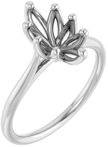 Sužadėtuvių Žiedas „Cathedral-Style Solitaire“ 14k white gold Marquise 10.5mm x 5.5mm (1)