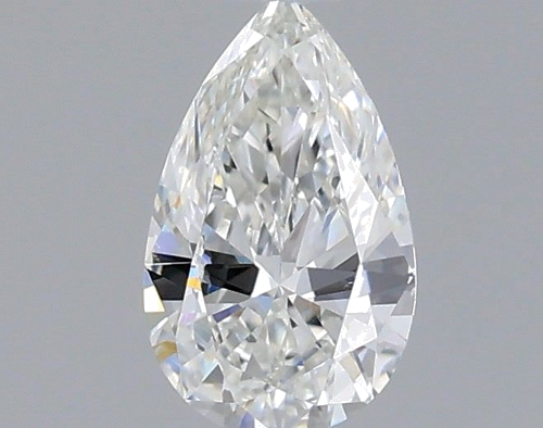 0.4 carat G-VS2 Natūralus Pear Deimantas (1)