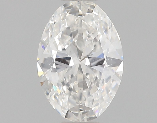 0.5 carat F-SI1 Natūralus Oval Deimantas (1)