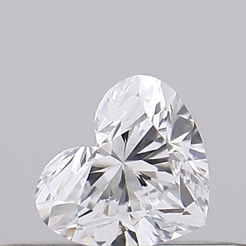 0.18 carat E-SI1 Natūralus Heart Deimantas (1)