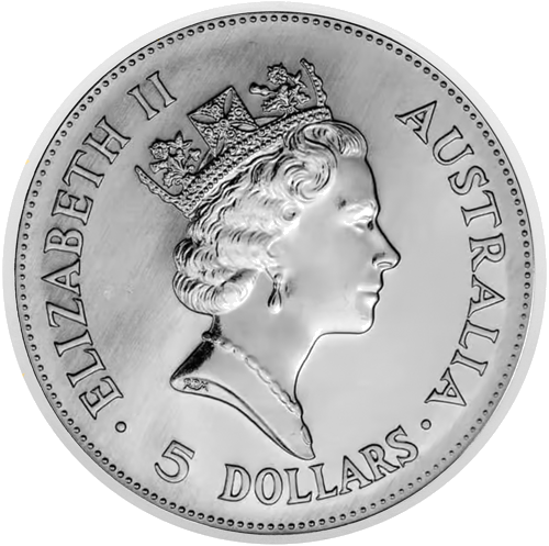 1990 Кукабара Австралия 1 oz сребърна монета (2)