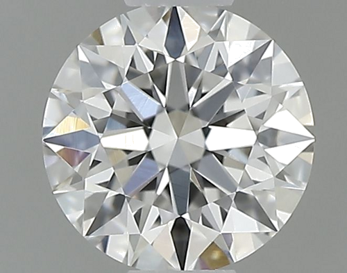 0.53 carat F-VVS1 Excellent cut Natūralus Round Deimantas (1)