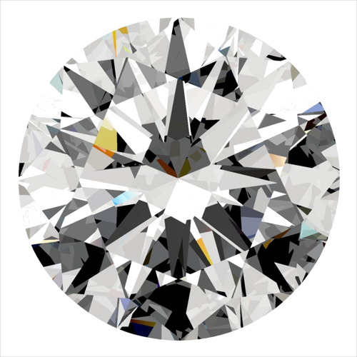 0.3 carat F-VS1 Very Good cut Natūralus Round Deimantas (1)